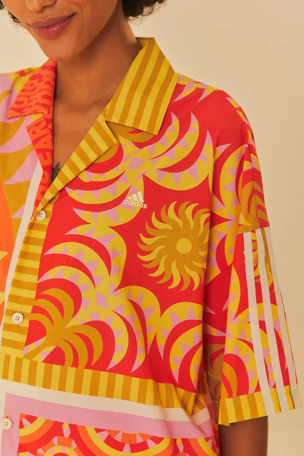 Adidas Farm Solar Kaleidoscope Pink Top | FARM Rio Shop