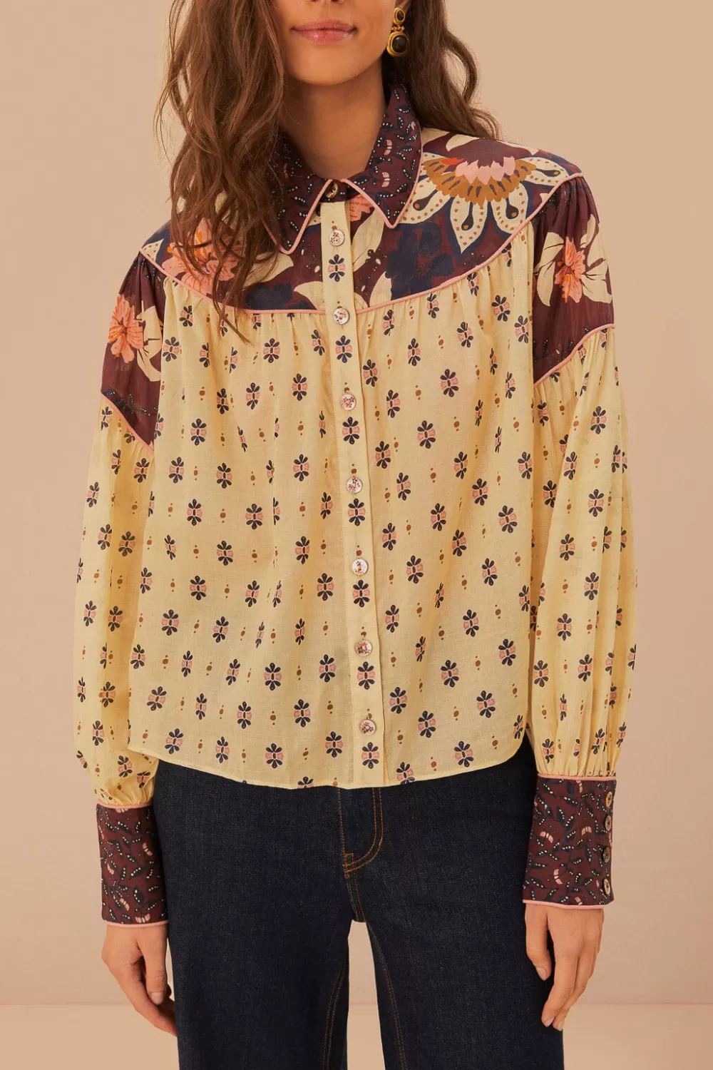 Ainika Chill Burgundy Blouse | FARM Rio Flash Sale