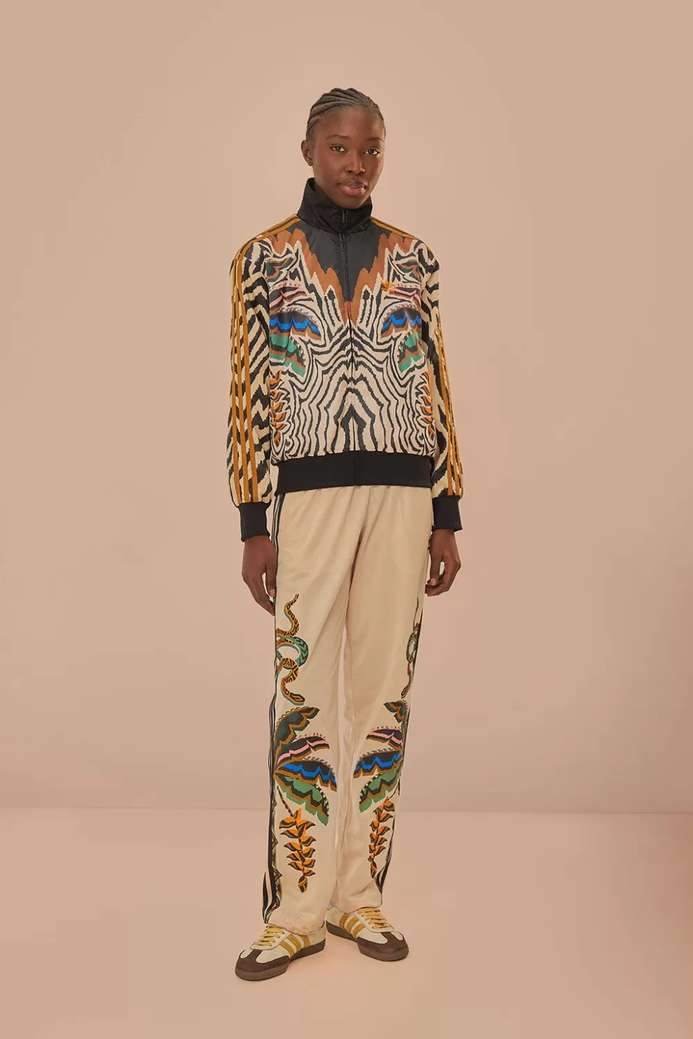 Beige Adidas Pants | FARM Rio Clearance