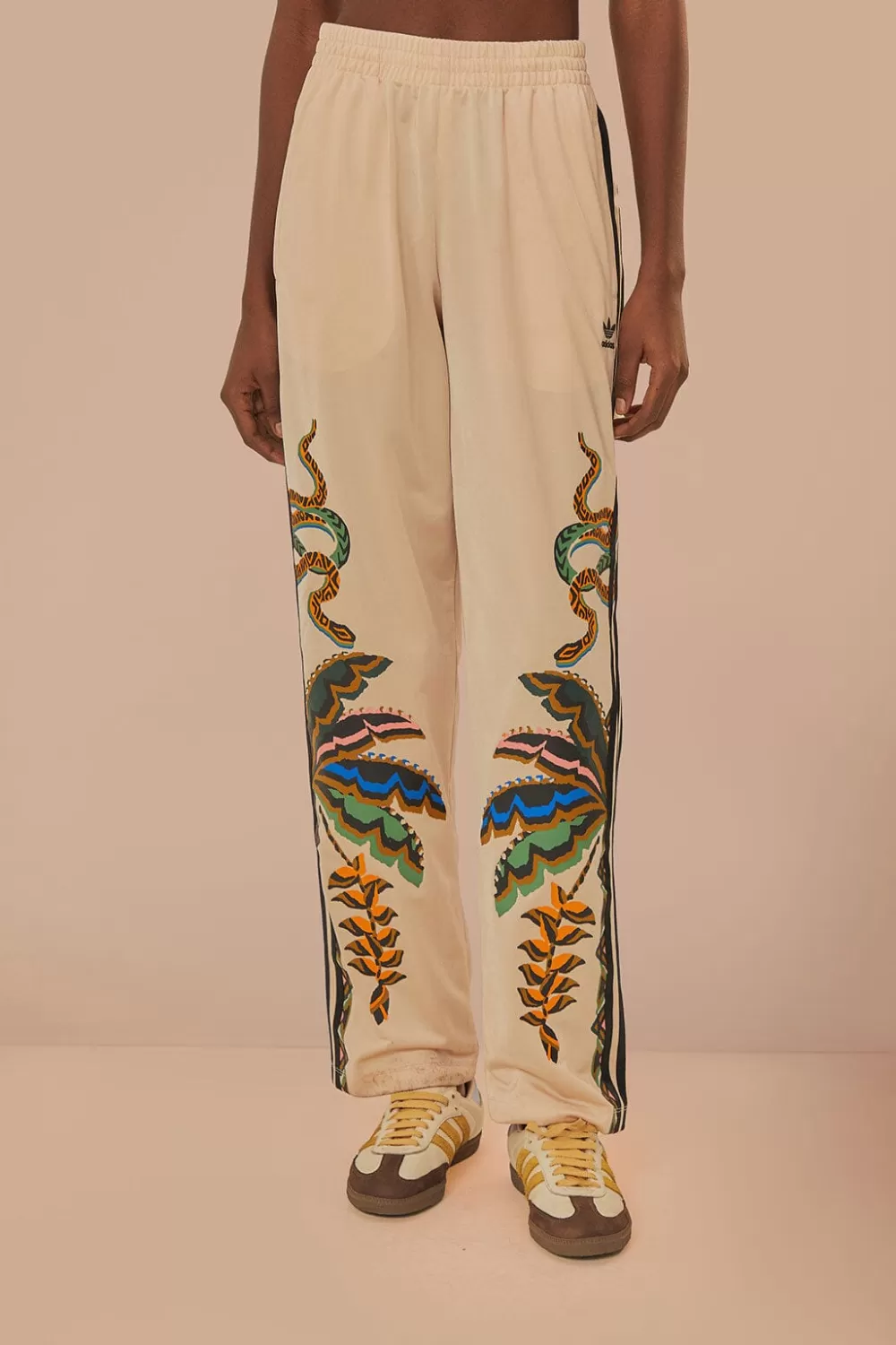 Beige Adidas Pants | FARM Rio Clearance