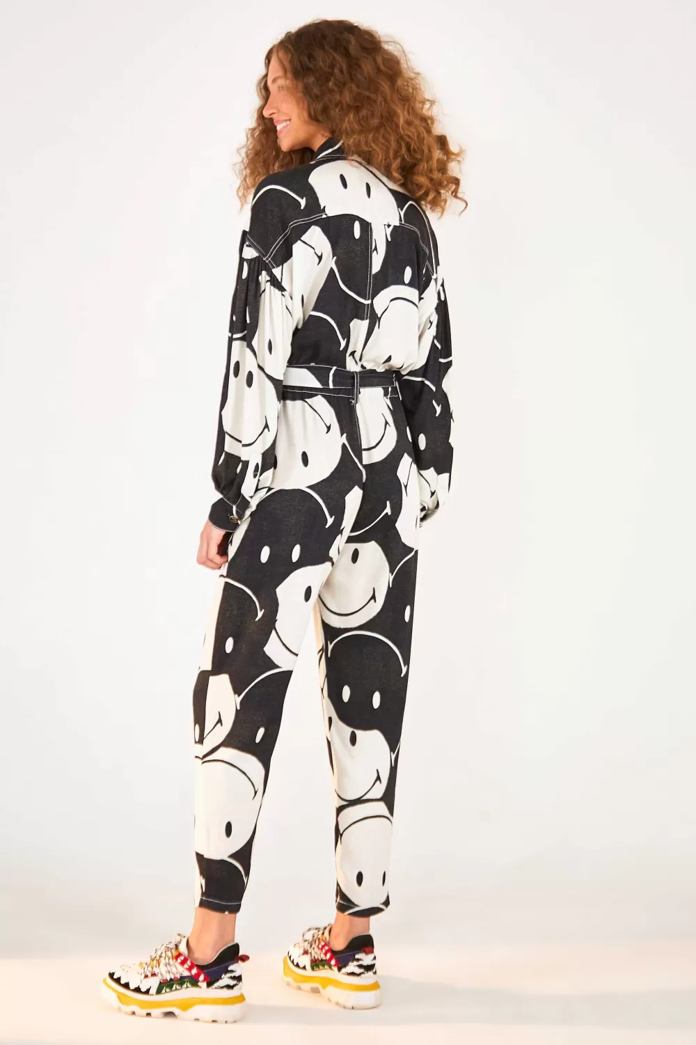 Black & White Smiley® Jumpsuit | FARM Rio Best Sale