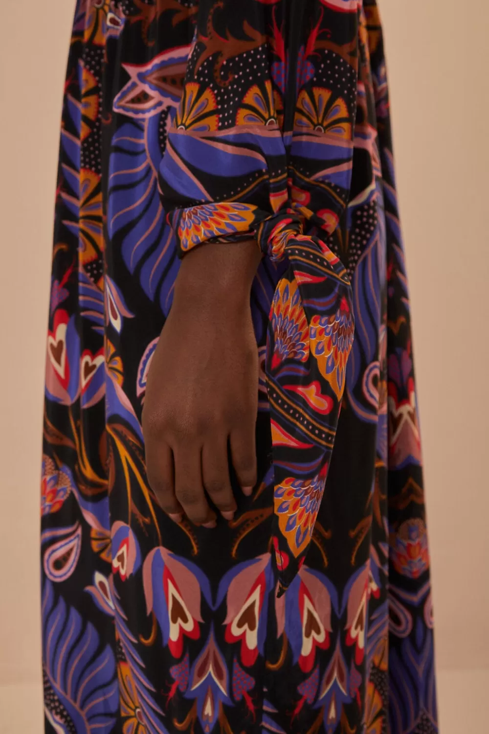 Black Heart Forest Maxi Dress | FARM Rio Cheap