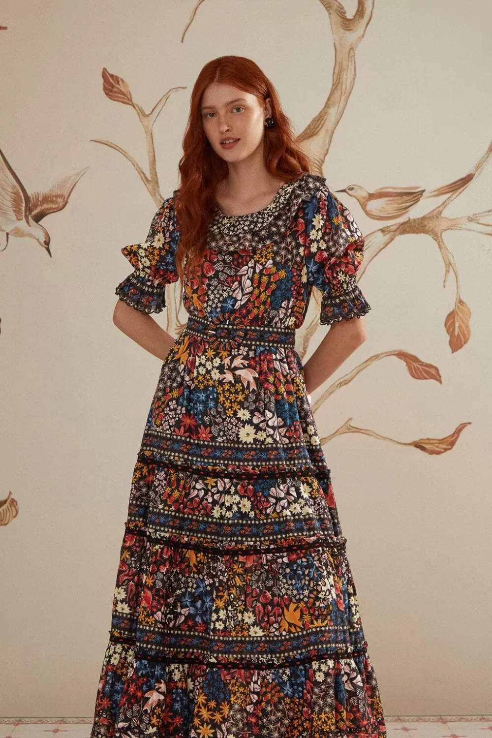 Black Jujus Garden Maxi Dress | FARM Rio Cheap