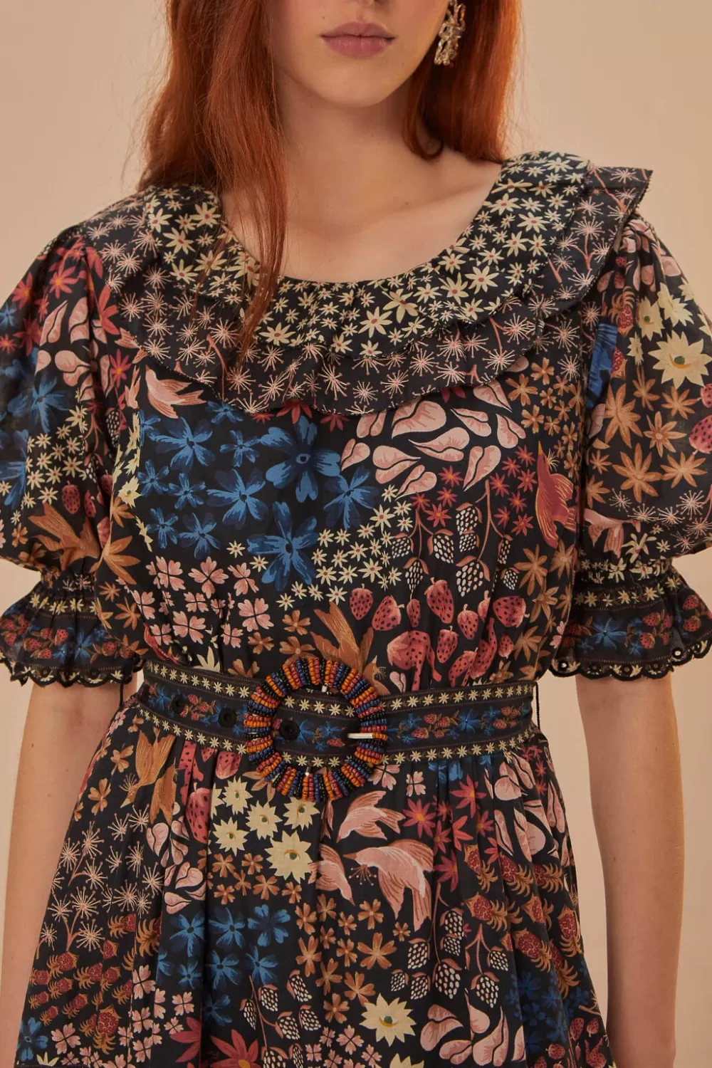 Black Jujus Garden Maxi Dress | FARM Rio Cheap