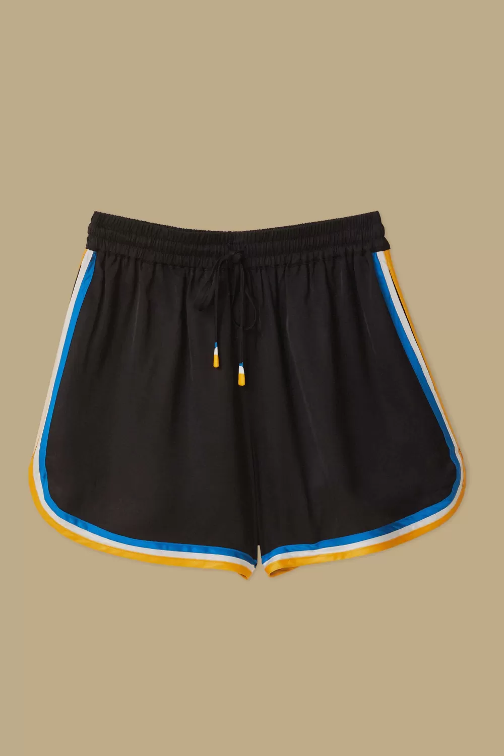 Black With Stripes Shorts | FARM Rio Outlet