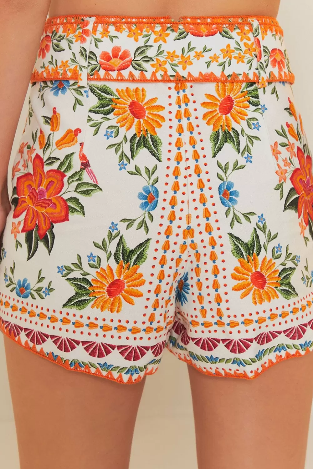 Bloom Garden Euroflax™Premium Linen Shorts | FARM Rio Best