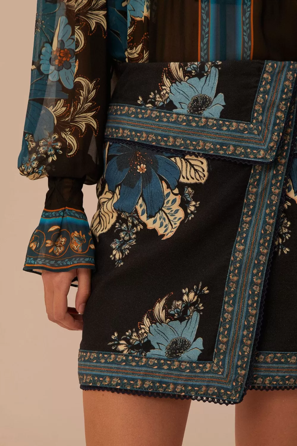 Blossom Tapestry Skirt | FARM Rio Cheap