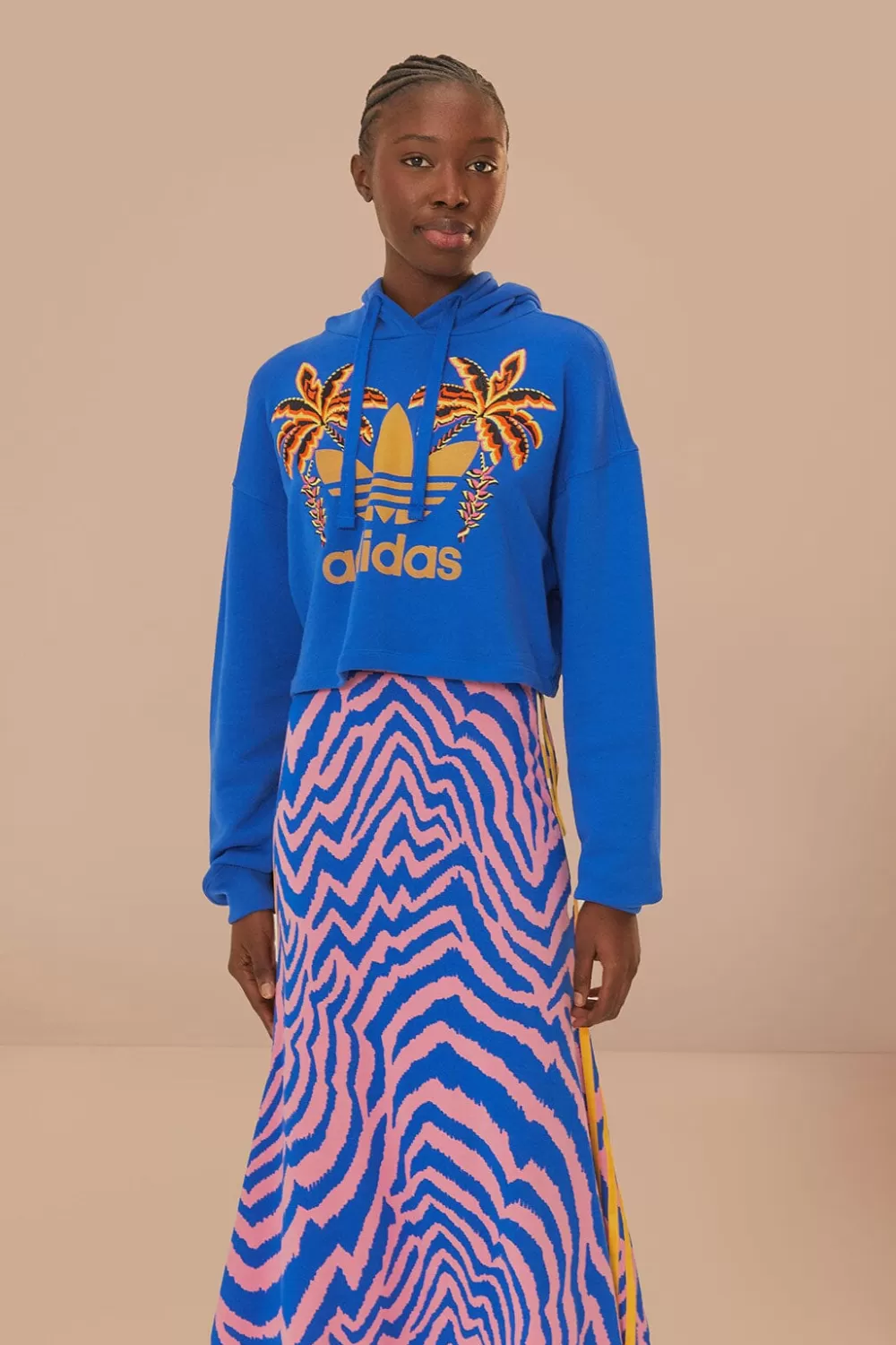 Blue Adidas Maxi Skirt | FARM Rio Sale