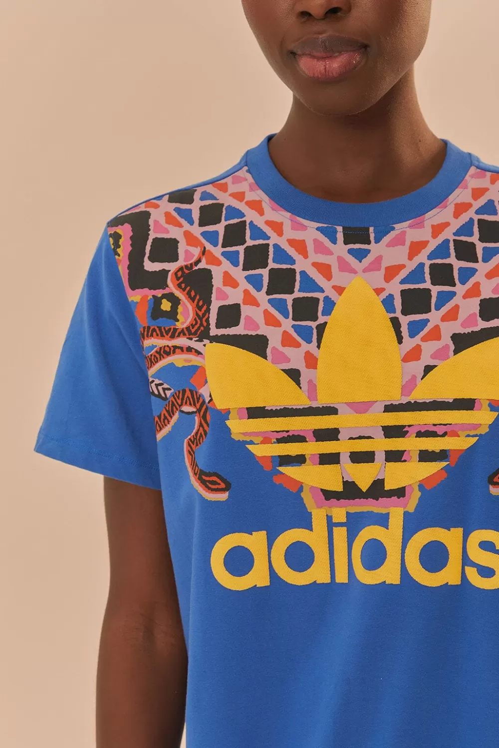 Blue Adidas T-Shirt Dress | FARM Rio Outlet