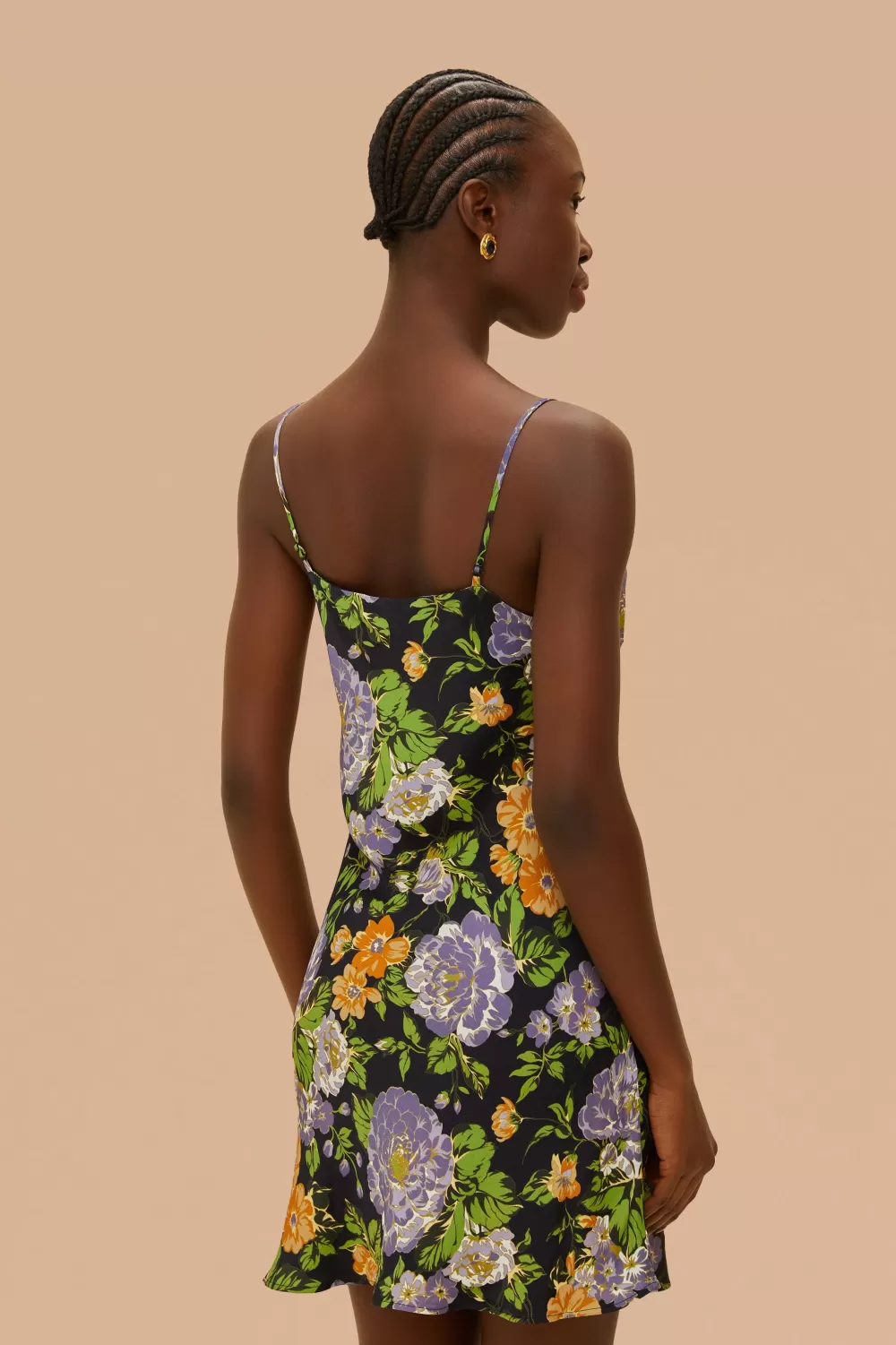 Capri Floral Black Sleveless Mini Dress | FARM Rio Cheap