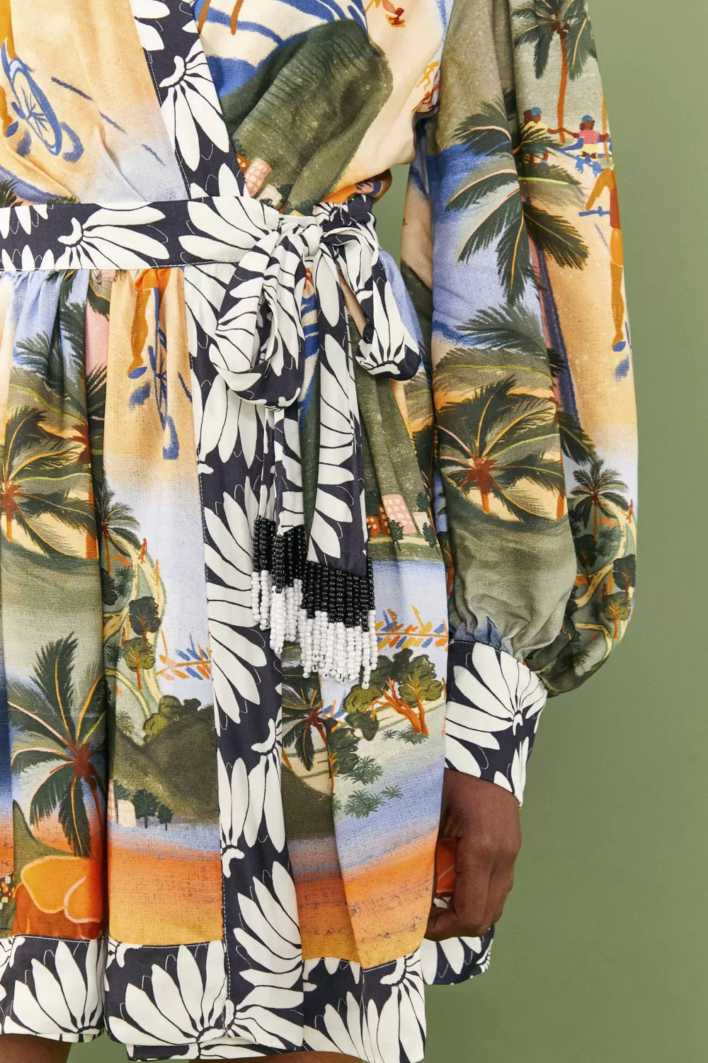 Carioca Lenzing™ Ecovero™ Viscose Mini Dress | FARM Rio Hot