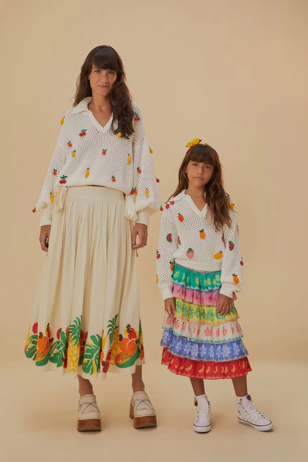 Crochet Fruit Kids Sweater | FARM Rio Clearance