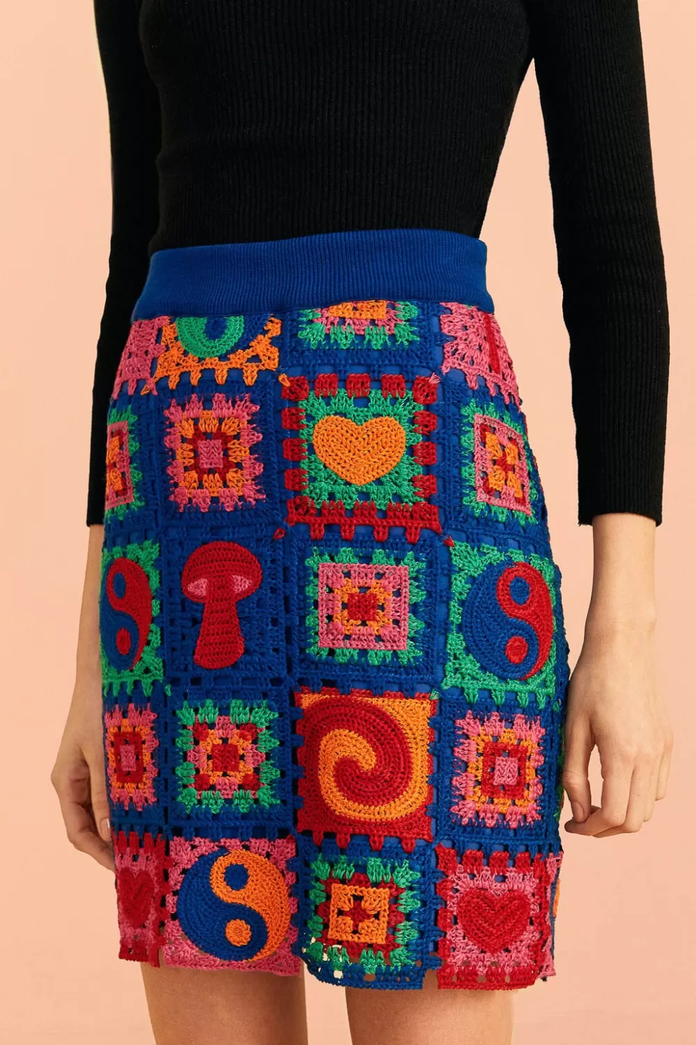 Crochet Icons Sweater Skirt | FARM Rio Store