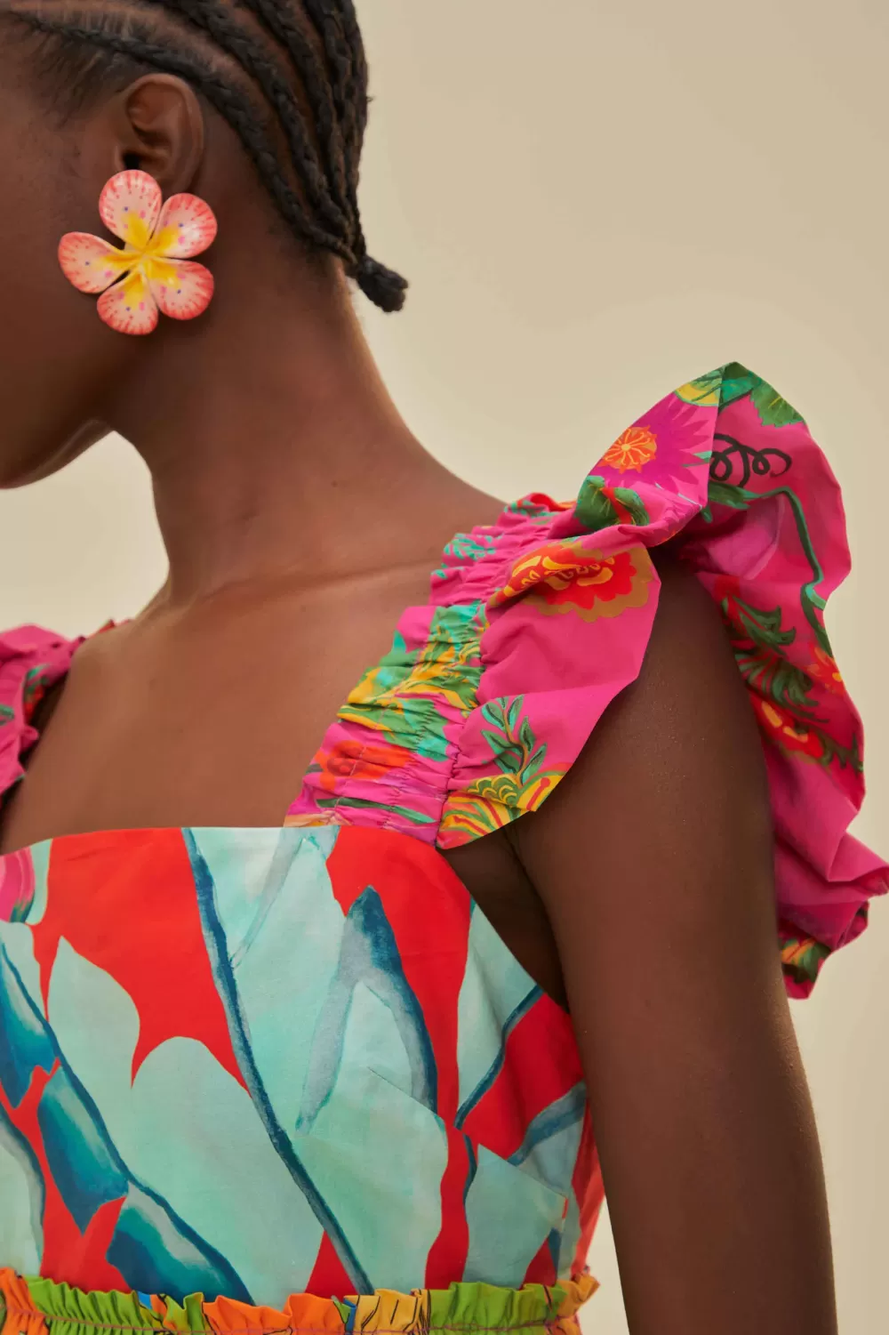 Foliage Mix Mini Dress | FARM Rio Outlet