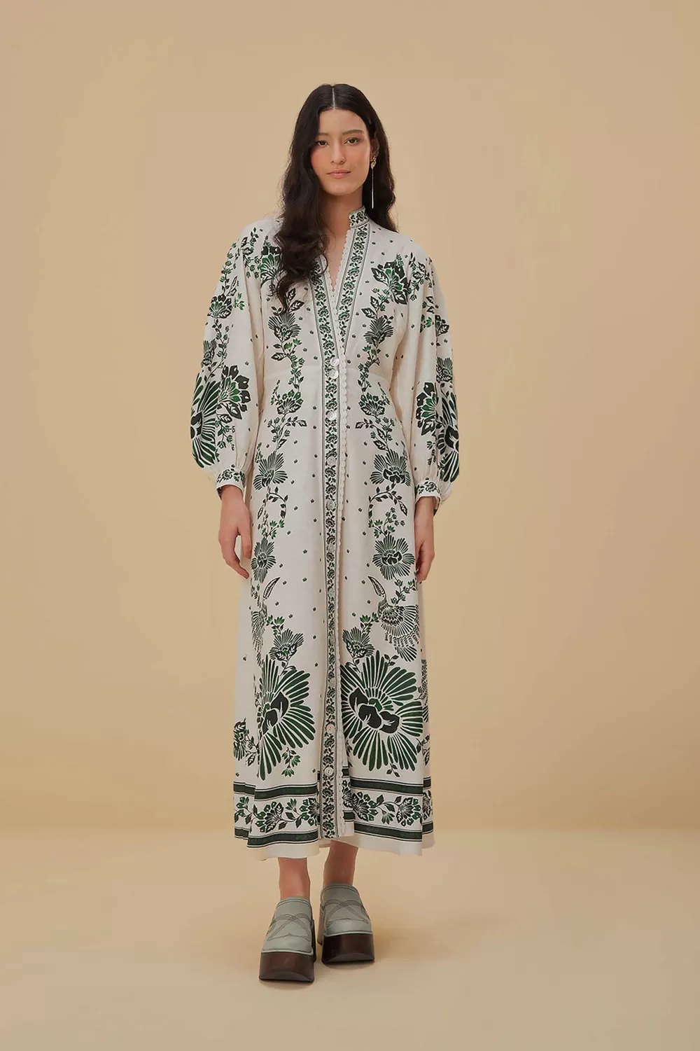 Forest Soul Off-White Maxi Dress | FARM Rio Best