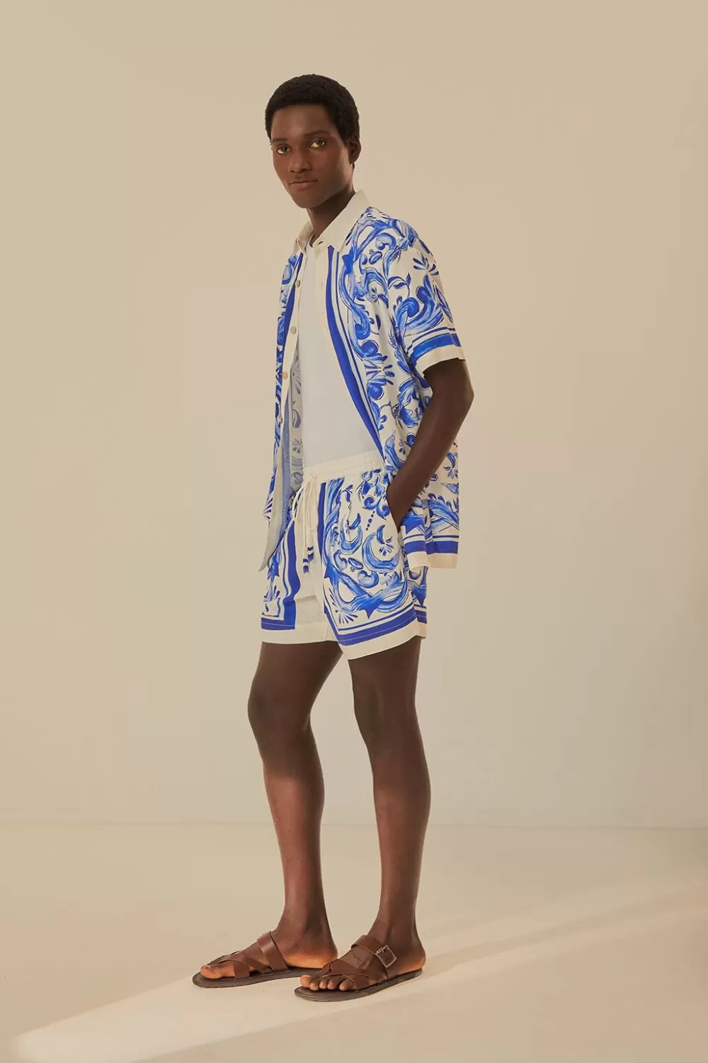Garden Tiles Shorts | FARM Rio Shop