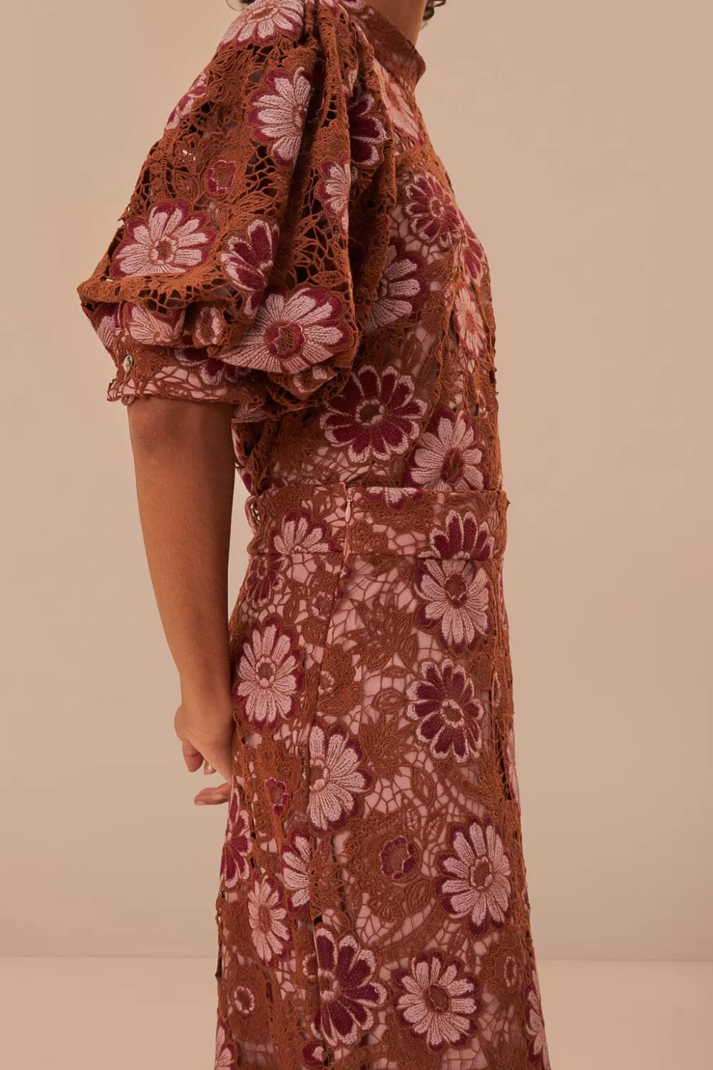 Gigi Tapestry Guipure Skirt | FARM Rio Best Sale