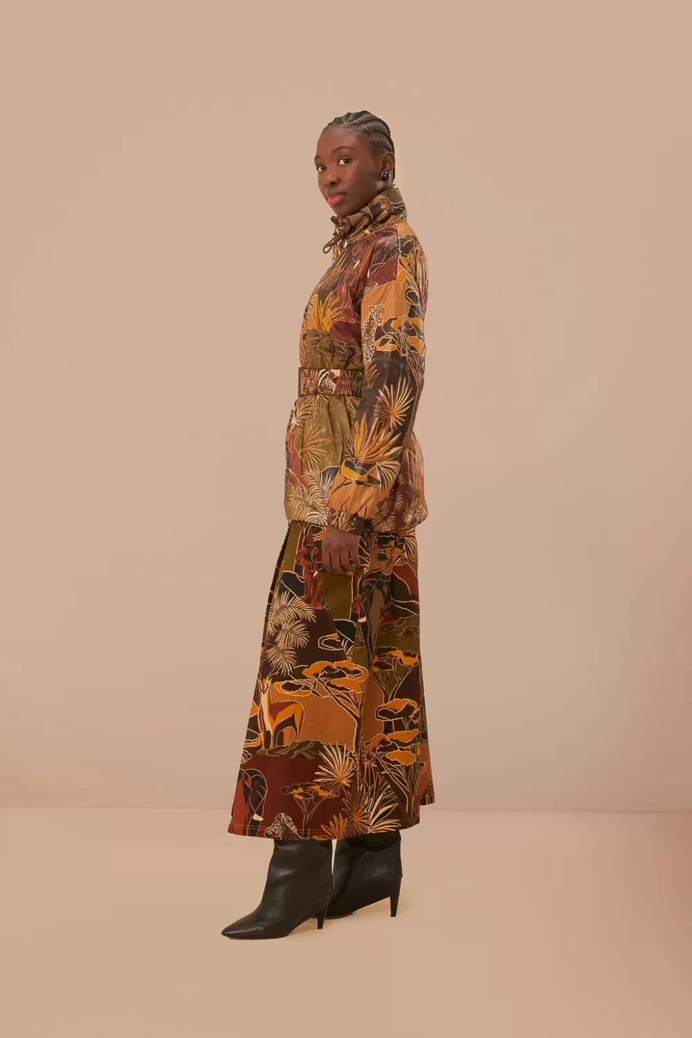 Gold Savana Dream Reversible Puffer Jacket | FARM Rio Best Sale