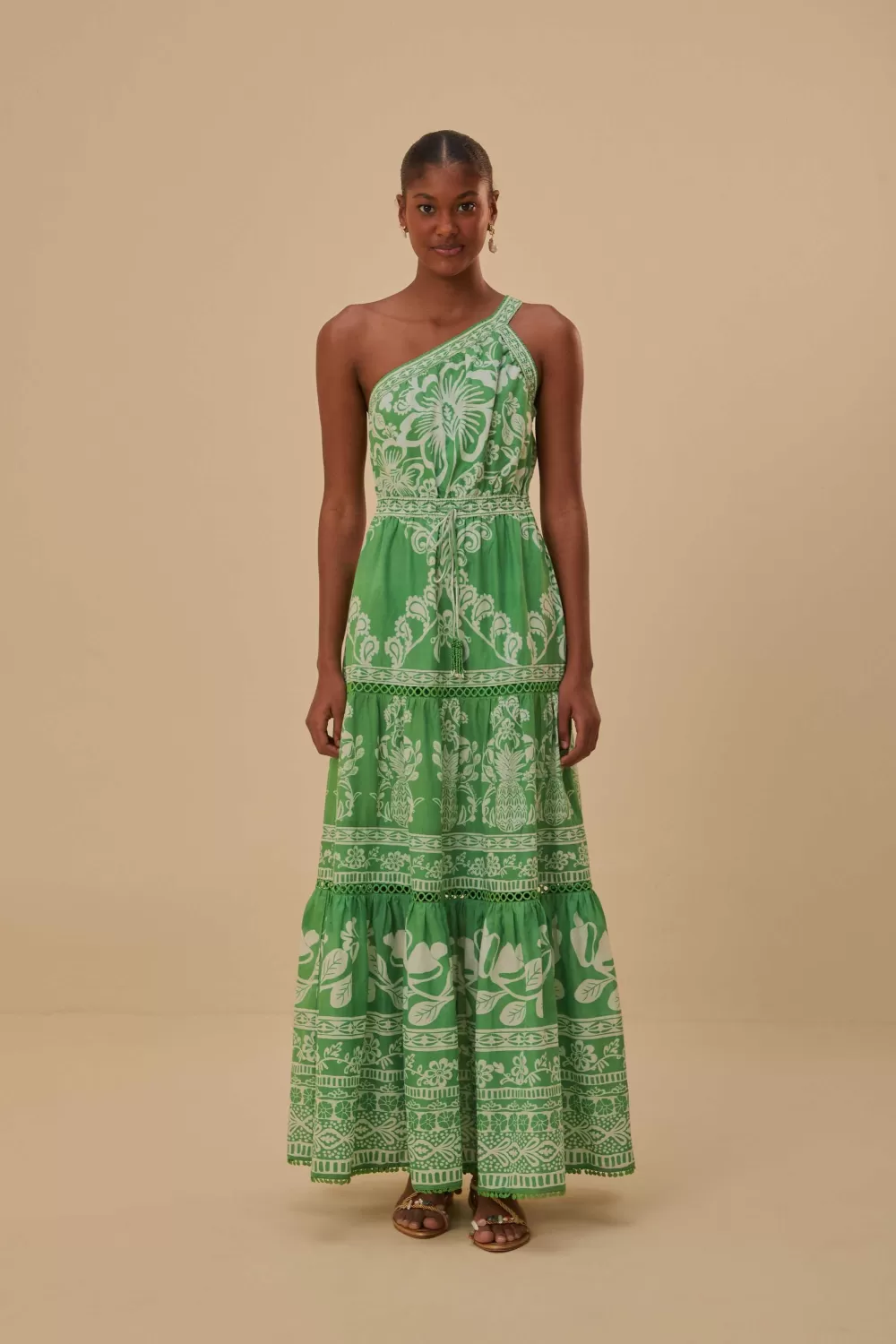 Green Sweet Garden Maxi Dress | FARM Rio Outlet