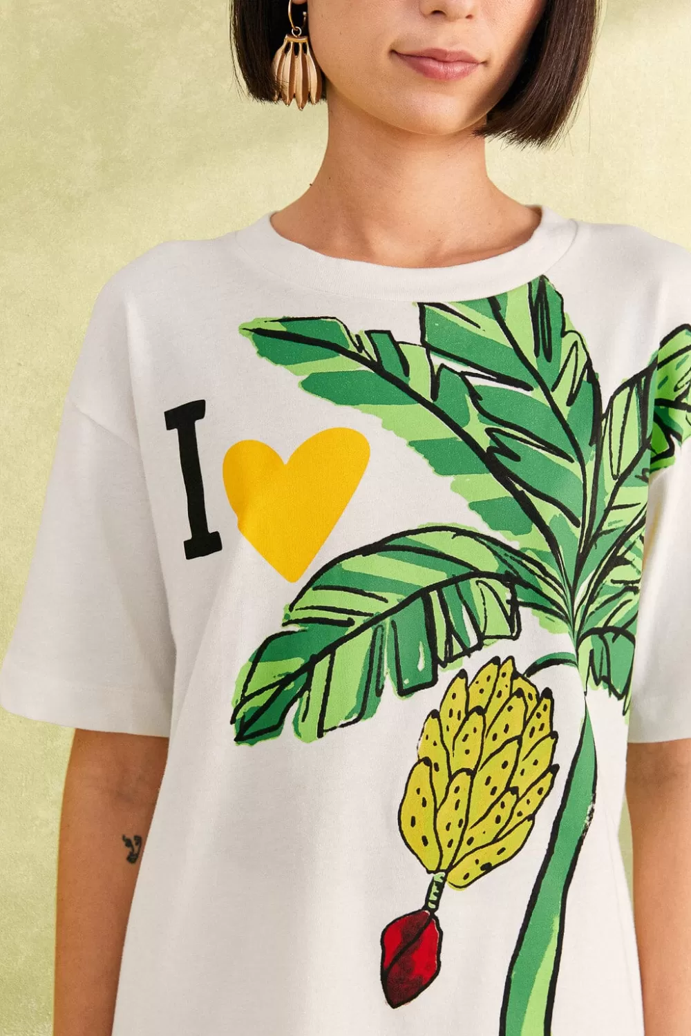 I Heart Bananas Organic Cotton T-Shirt | FARM Rio Best Sale