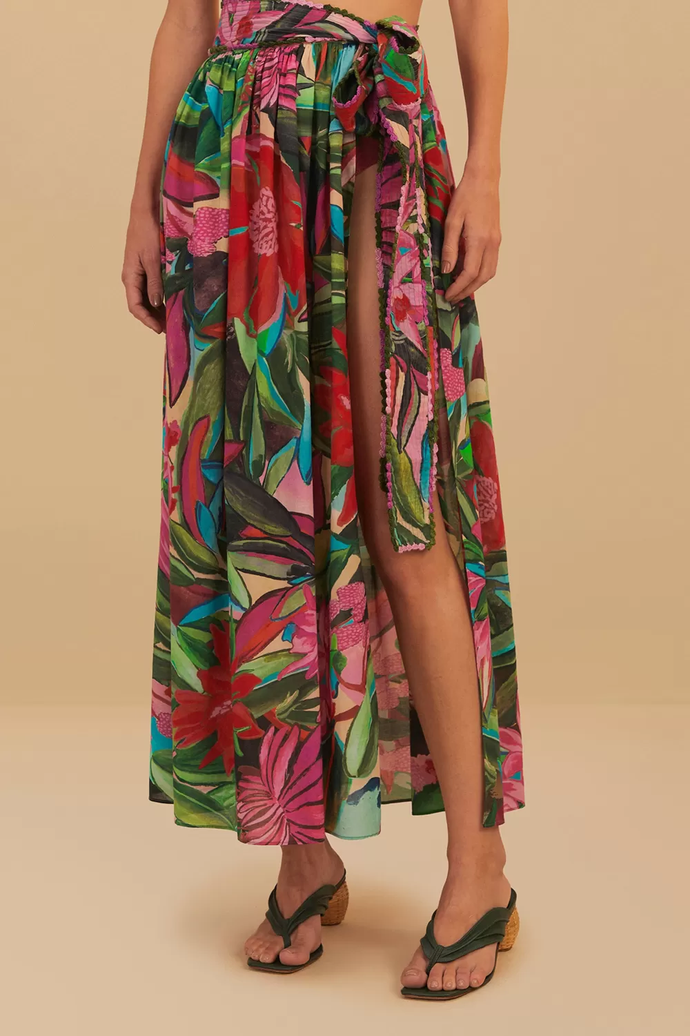 Jardin De Reve Midi Skirt | FARM Rio Store