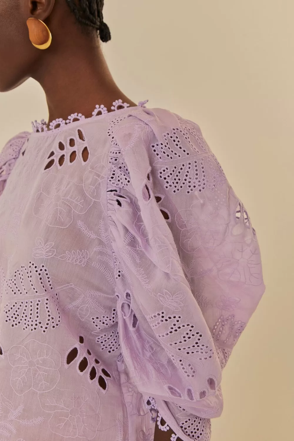 Lilac Sheer Blouse | FARM Rio Best