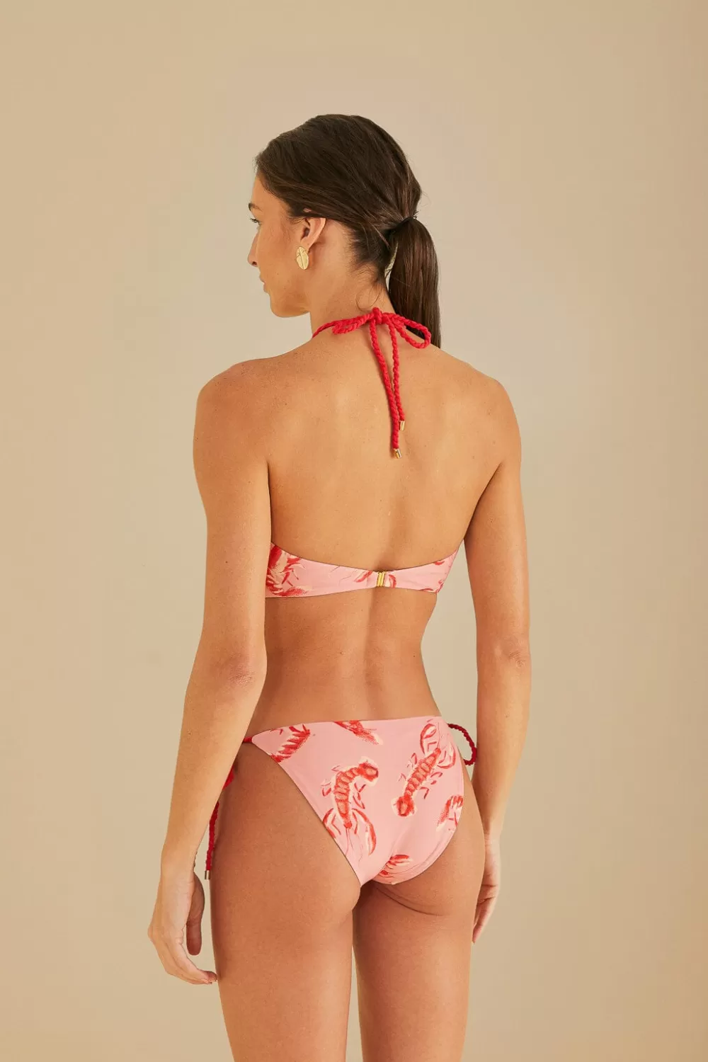 Lobsters Tie Side Bikini Bottom | FARM Rio Outlet