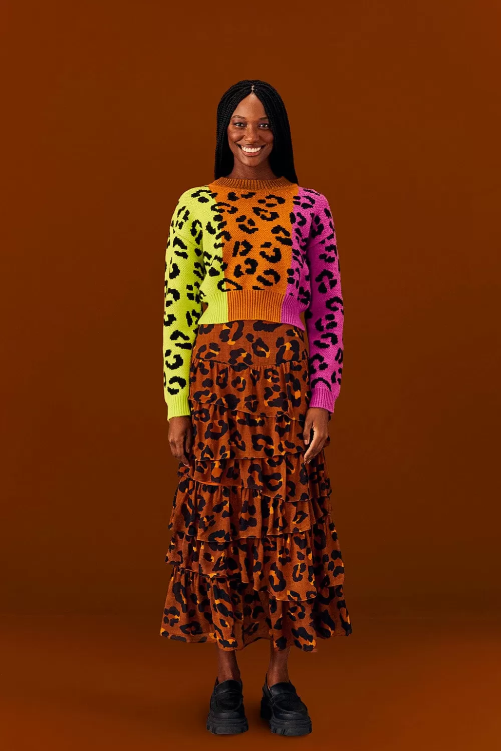 Mixed Leopards Sweater | FARM Rio Best