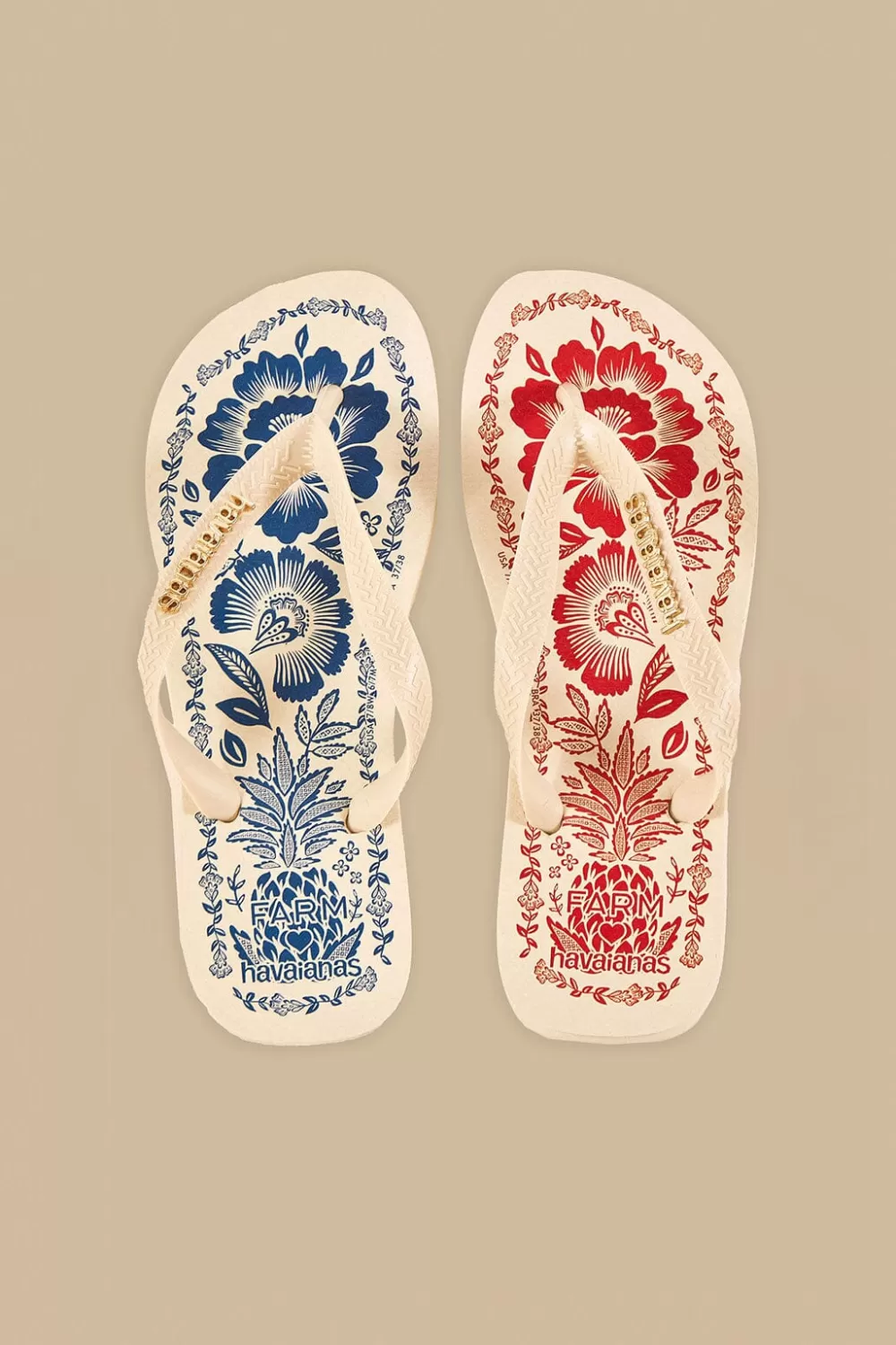 Mixed Pineapple Garden Havaianas Sandals | FARM Rio Best Sale