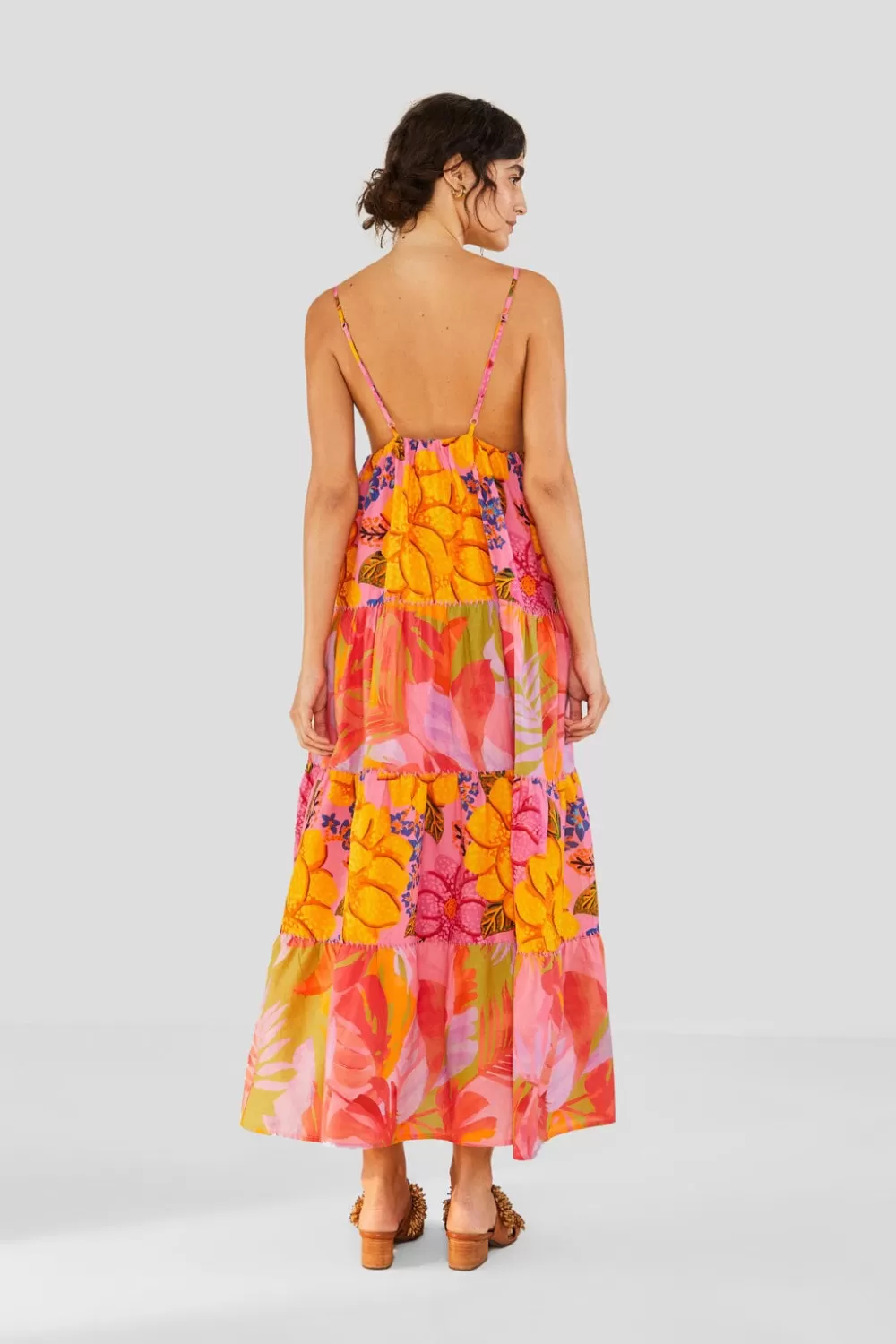 Mixed Pink Prints Maxi Dress | FARM Rio New