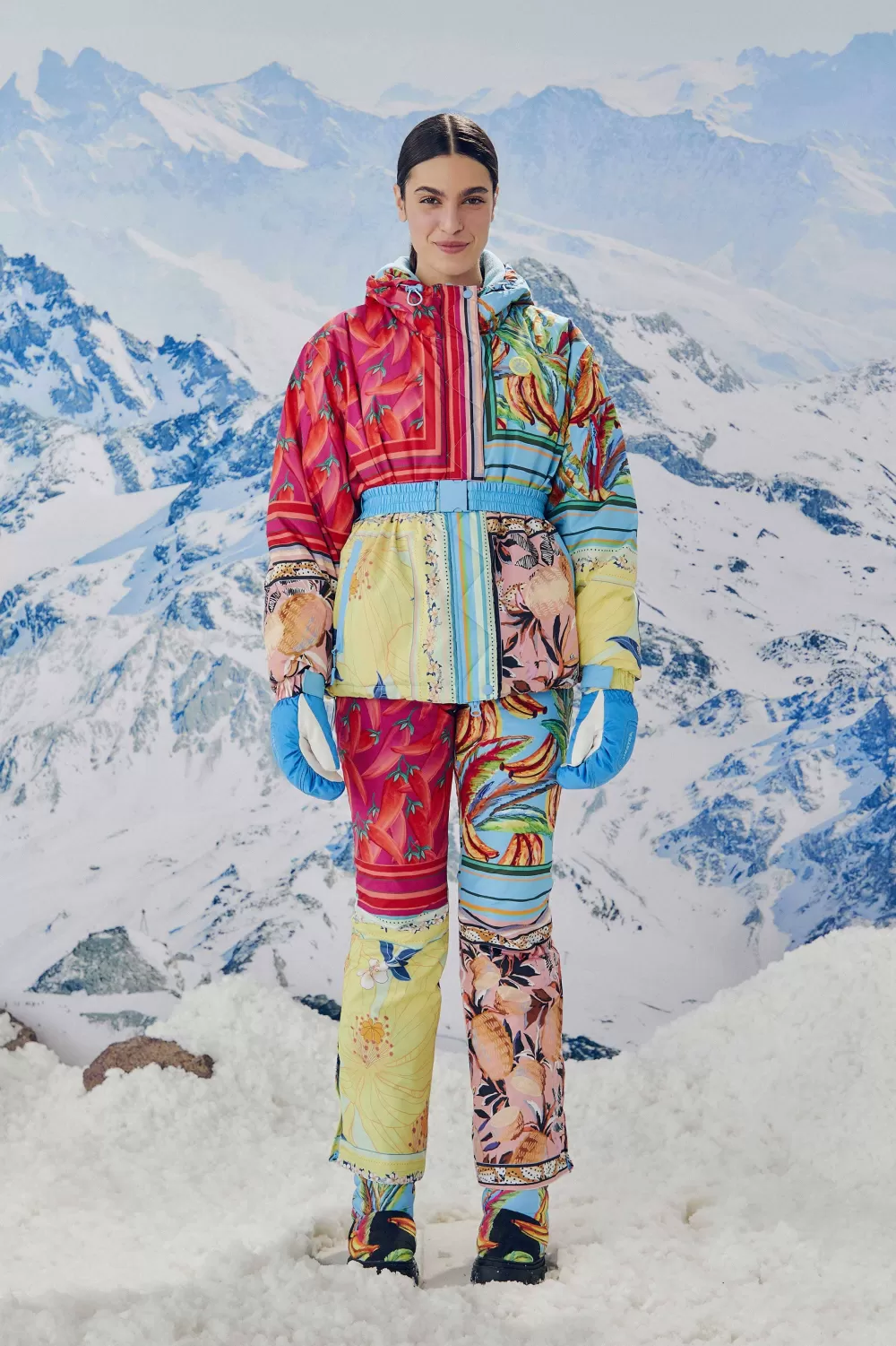 Mixed Scarves Ski Pants | FARM Rio Shop