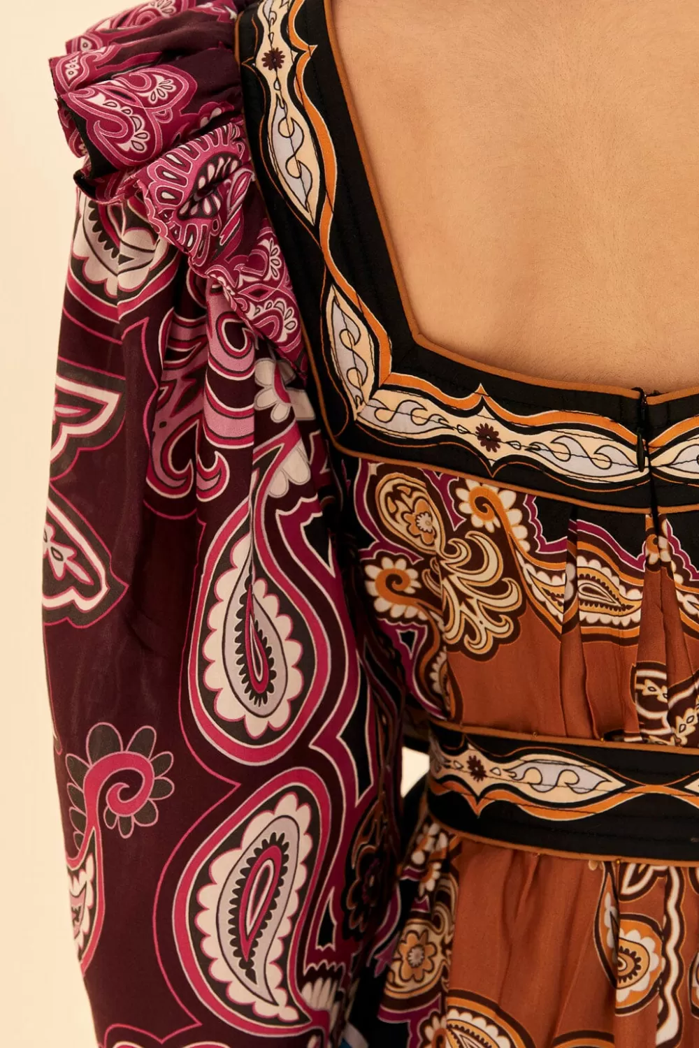 Multicolor Sweet Mermaids Midi Dress | FARM Rio Flash Sale
