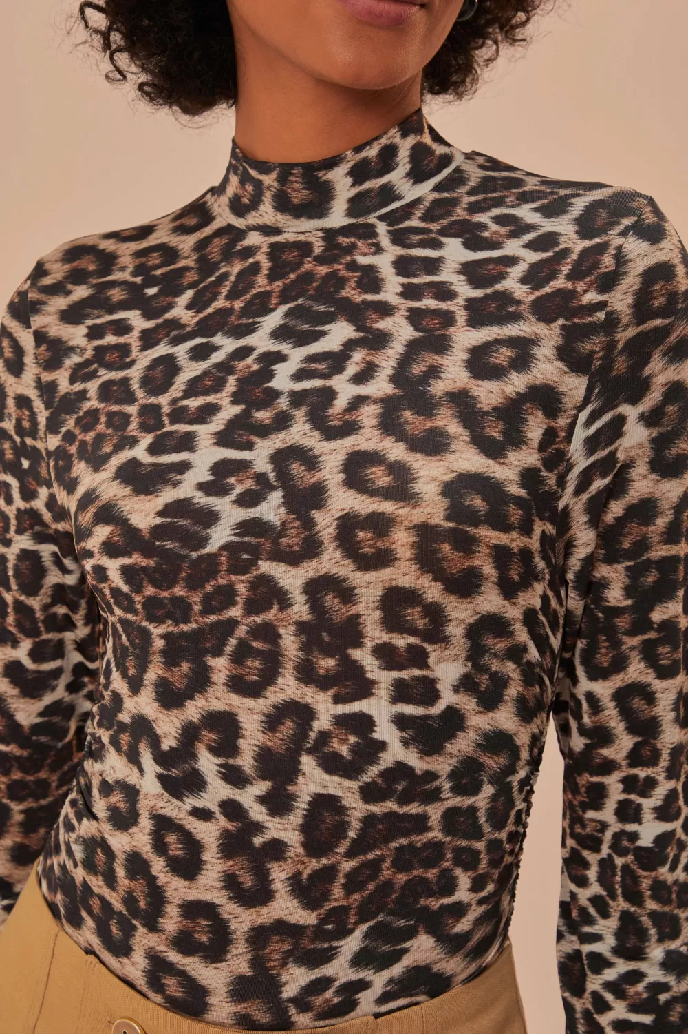 Natural Skin Cream Jersey Blouse | FARM Rio Cheap