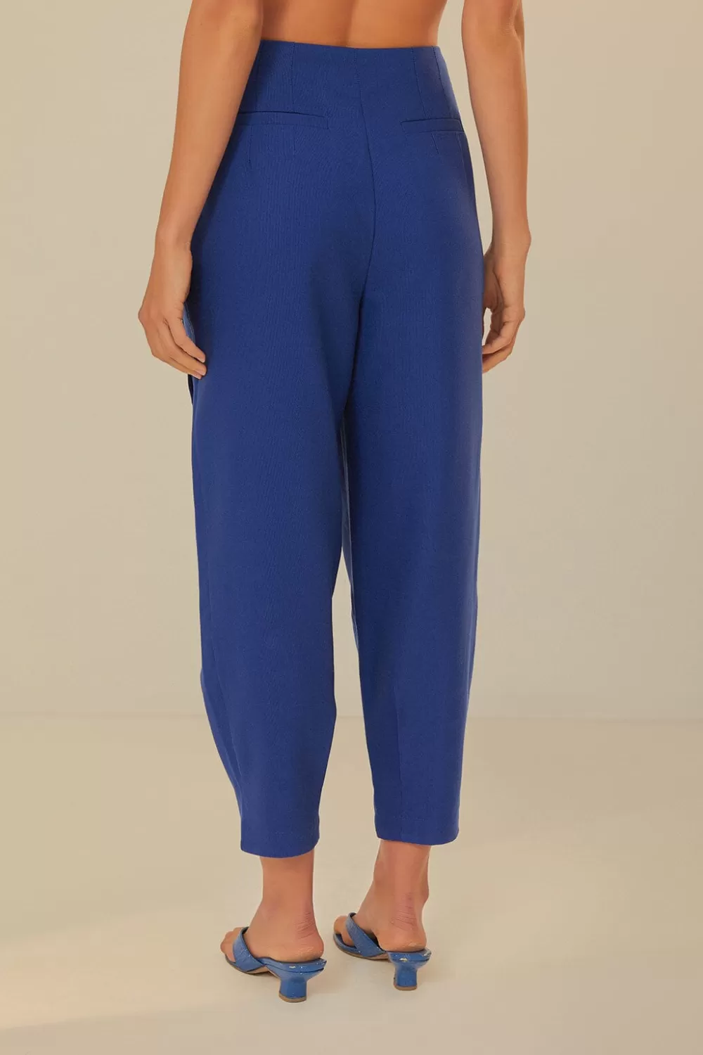 Navy Blue High Waisted Pants | FARM Rio Hot