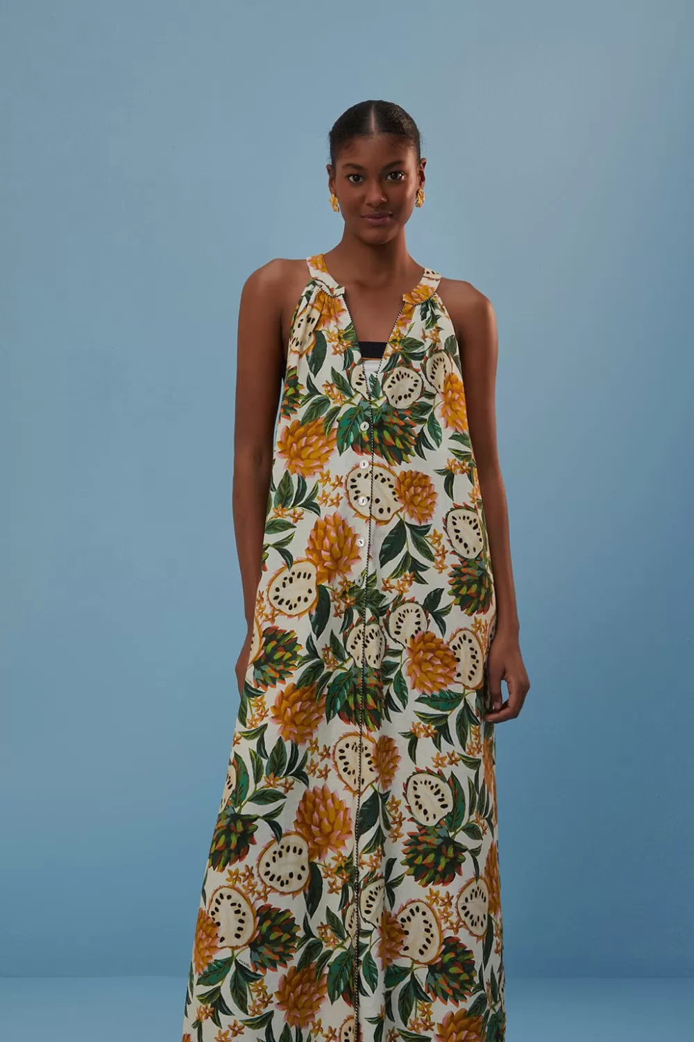 Off-White Biriba Maxi Dress | FARM Rio Cheap