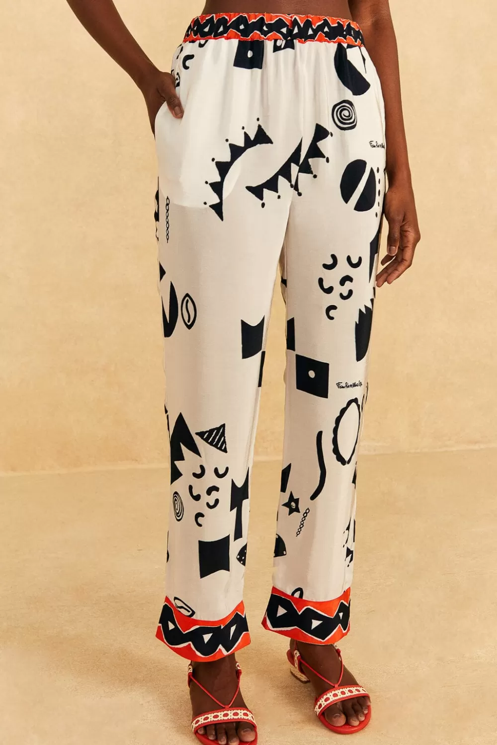 Off-White Pitta Soul Pants | FARM Rio Best Sale