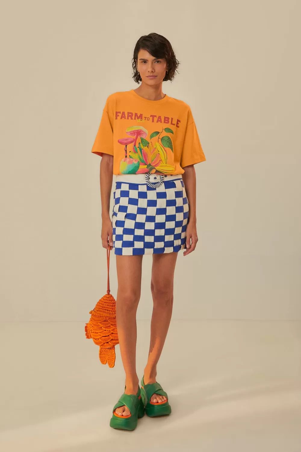 Orange To Table Organic Cotton T-Shirt | FARM Rio Store