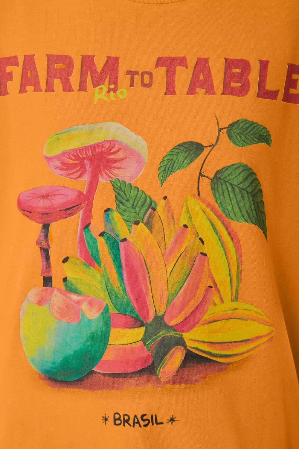 Orange To Table Organic Cotton T-Shirt | FARM Rio Store