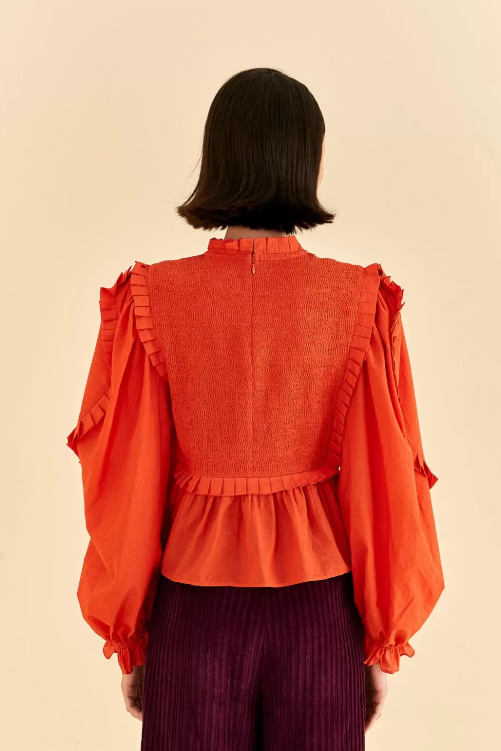 Orange Smocked Blouse | FARM Rio Best