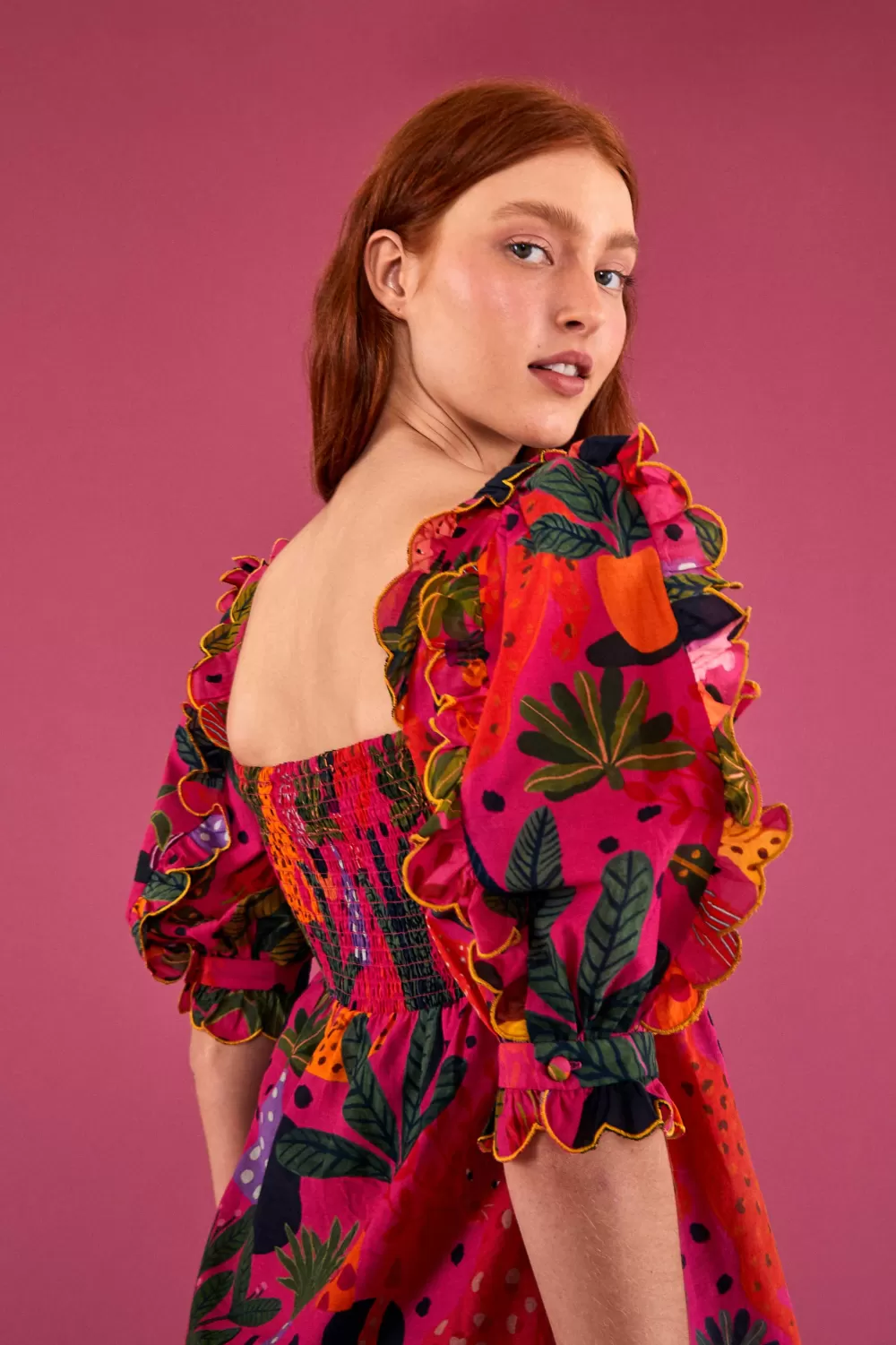 PINK BLOUSE | Pop Leopards Print | FARM Rio Cheap