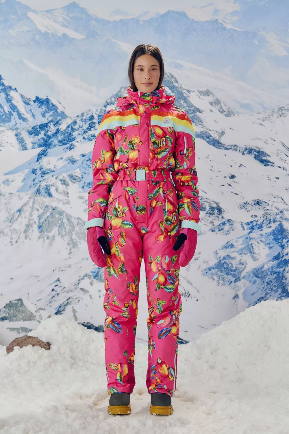 Pink Cashew Ski Jumpsuit | FARM Rio Online