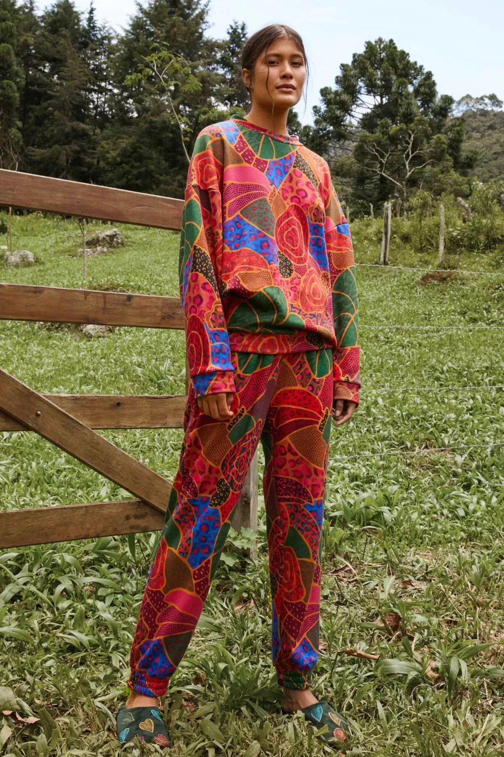 PRINTED SWEATSHIRT | Hidden Animals | FARM Rio New