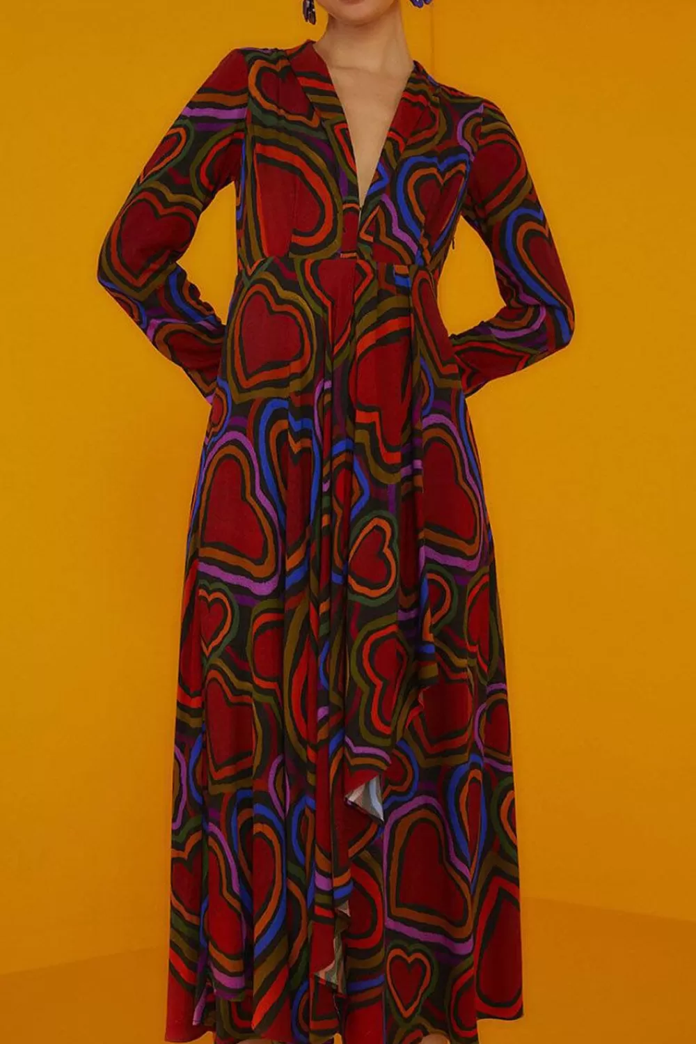 Rainbow Wild Hearts Maxi Dress | FARM Rio Discount