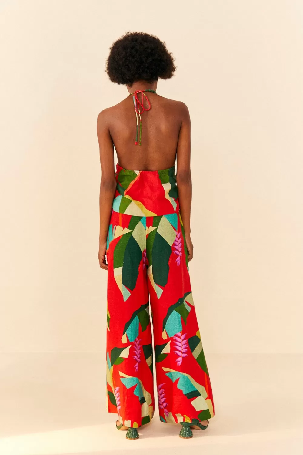 Red Heliconia Crop Top | FARM Rio Discount