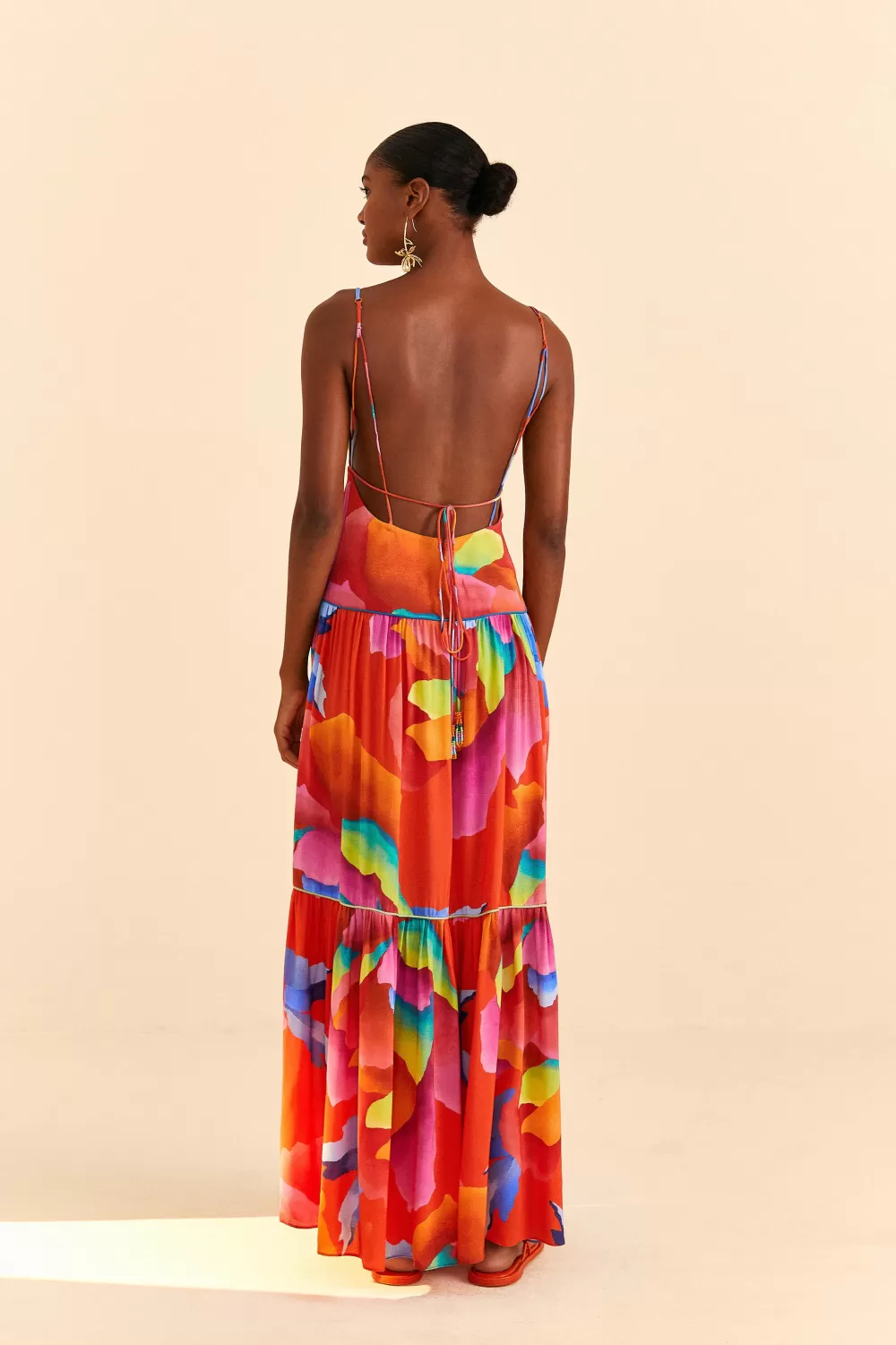Red Ombre Chita Maxi Dress | FARM Rio Store