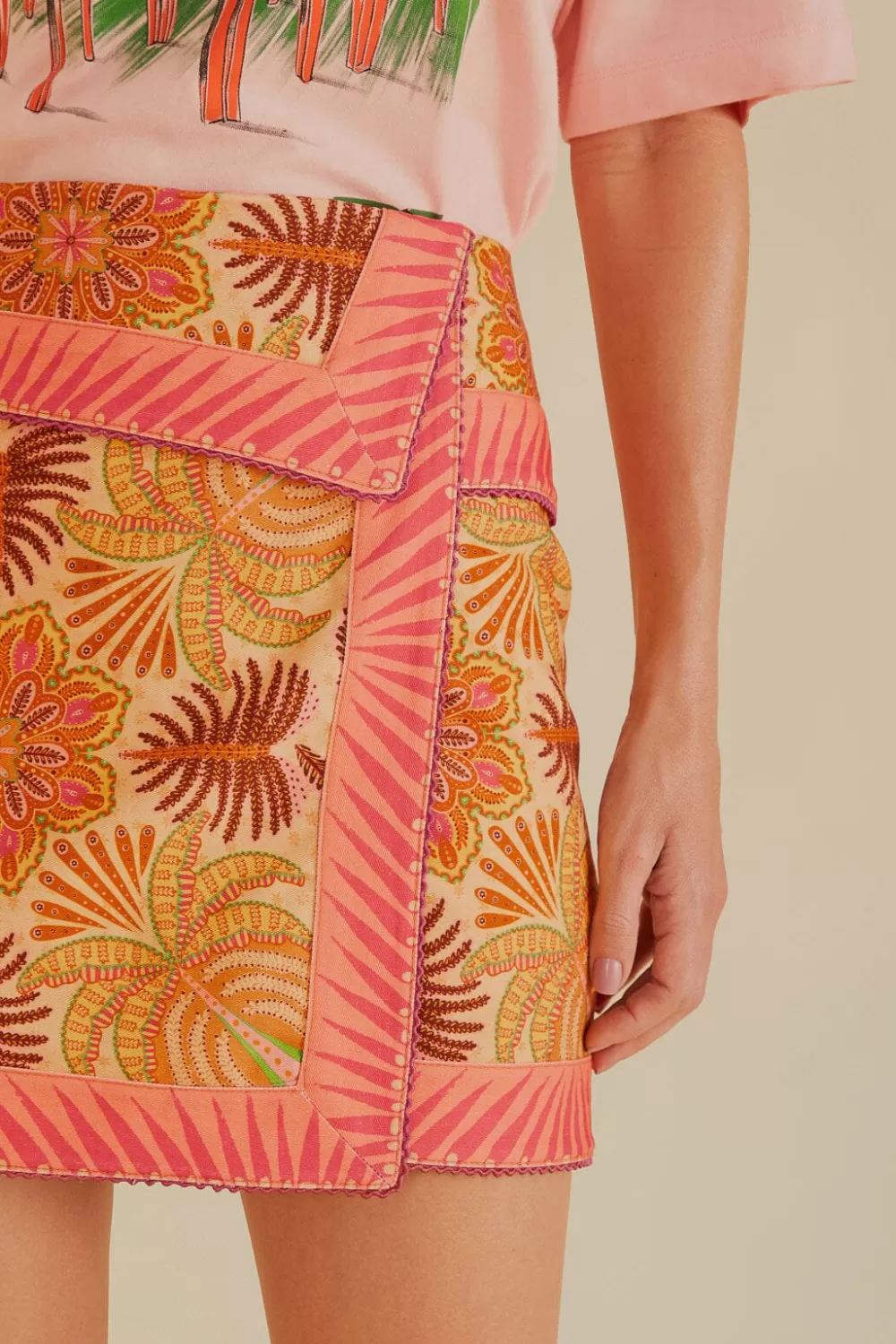Sand Palm Scarf Skirt | FARM Rio Outlet