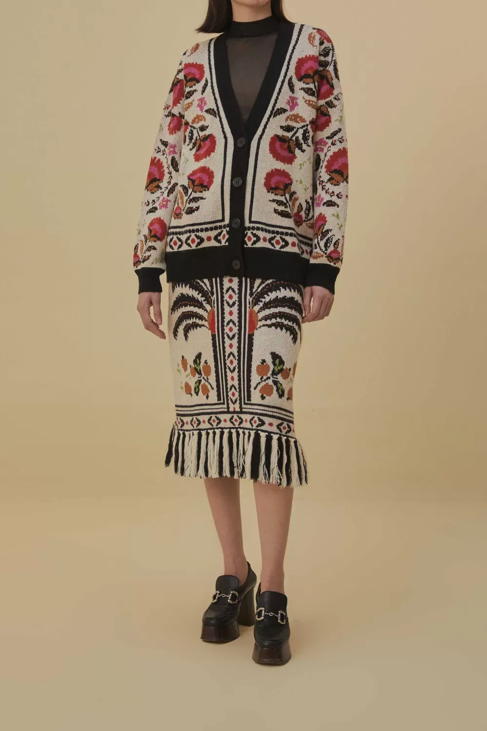 Sand Palms Paradise Knit Cardigan | FARM Rio Fashion