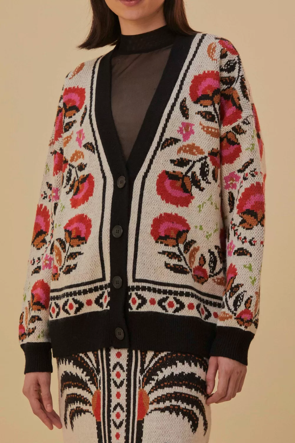 Sand Palms Paradise Knit Cardigan | FARM Rio Fashion