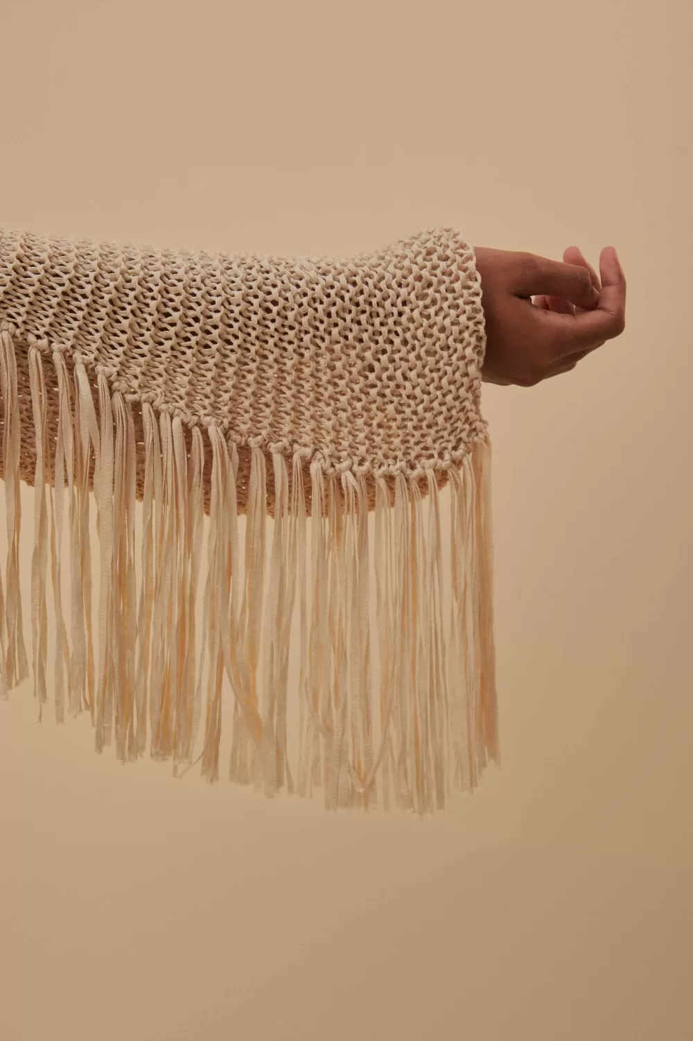 Sand Stripes Fringes Knit Cardigan | FARM Rio Cheap