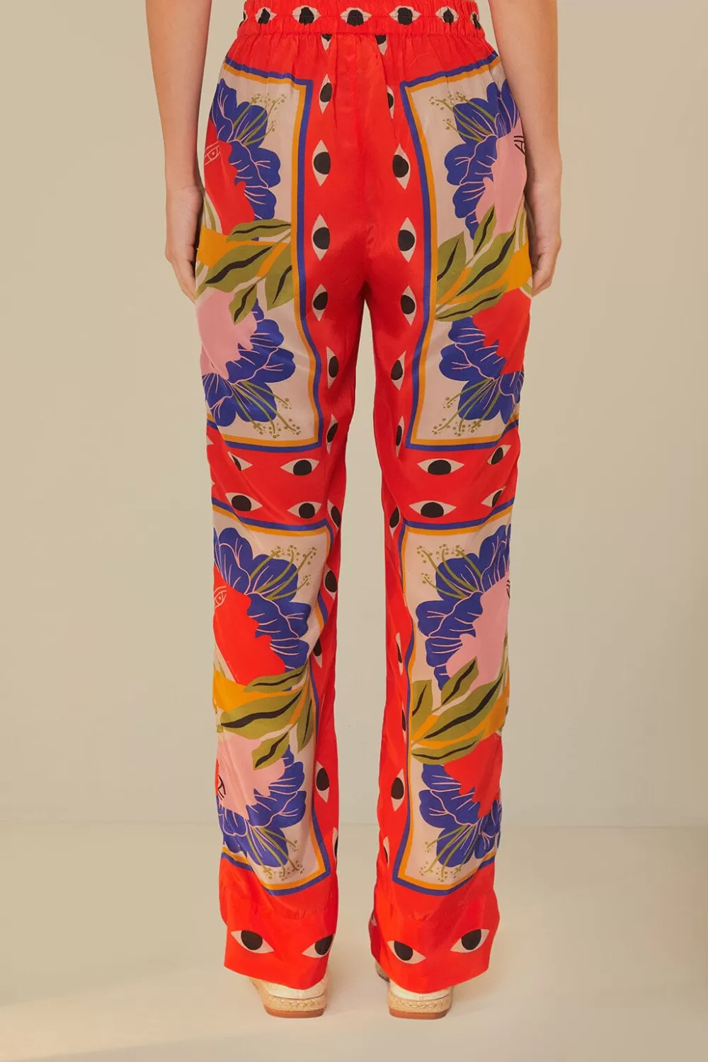 Sand Surreal Scarf Pajama Pants | FARM Rio Cheap